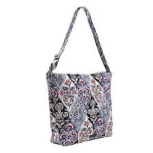 NWT Vera Bradley Oversized Hobo Shoulder Bag Ornate Blooms